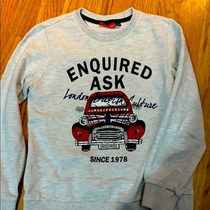 Kids ASK Enquired British designer sweatshirt